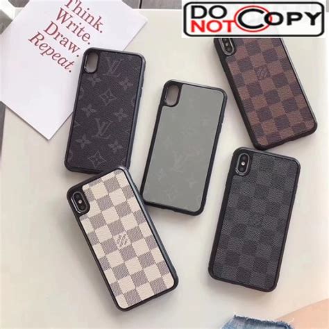 louis vuitton damier iphone x case